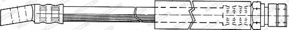 Ferodo FHY2025 - Тормозной шланг autosila-amz.com