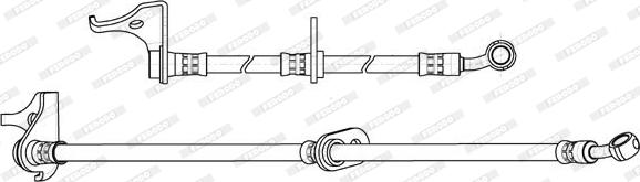 Ferodo FHY2861 - Тормозной шланг autosila-amz.com