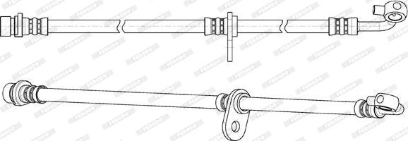 Ferodo FHY2810 - Тормозной шланг autosila-amz.com