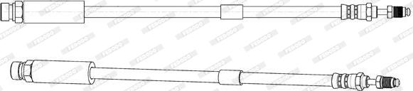 Ferodo FHY2825 - Тормозной шланг autosila-amz.com