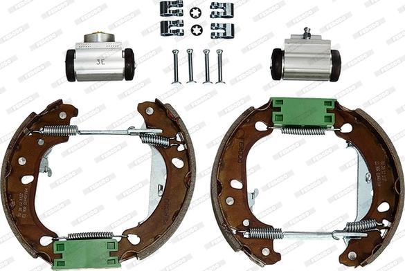 Ferodo FMK427 - Комплект тормозных колодок, барабанные autosila-amz.com