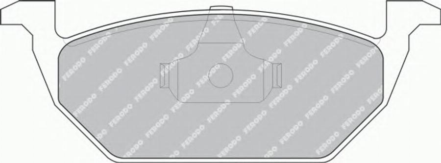 Ferodo FQT1094 - Тормозные колодки, дисковые, комплект autosila-amz.com