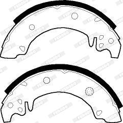 Ferodo FSB42 - Комплект тормозных колодок, барабанные autosila-amz.com