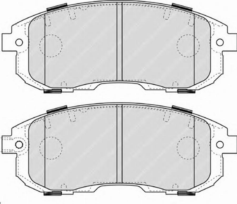 Ferodo FSL4112 - Тормозные колодки, дисковые, комплект autosila-amz.com