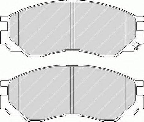 Ferodo FSL1422 - Тормозные колодки, дисковые, комплект autosila-amz.com