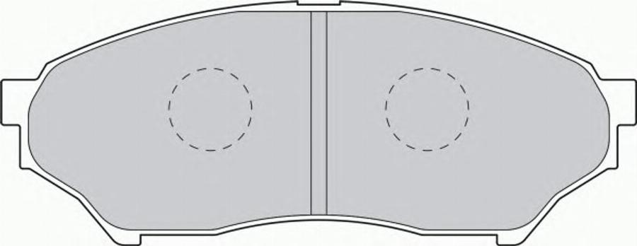 Ferodo FSL1596 - Тормозные колодки, дисковые, комплект autosila-amz.com