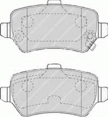 Ferodo FSL1521 - Тормозные колодки, дисковые, комплект autosila-amz.com