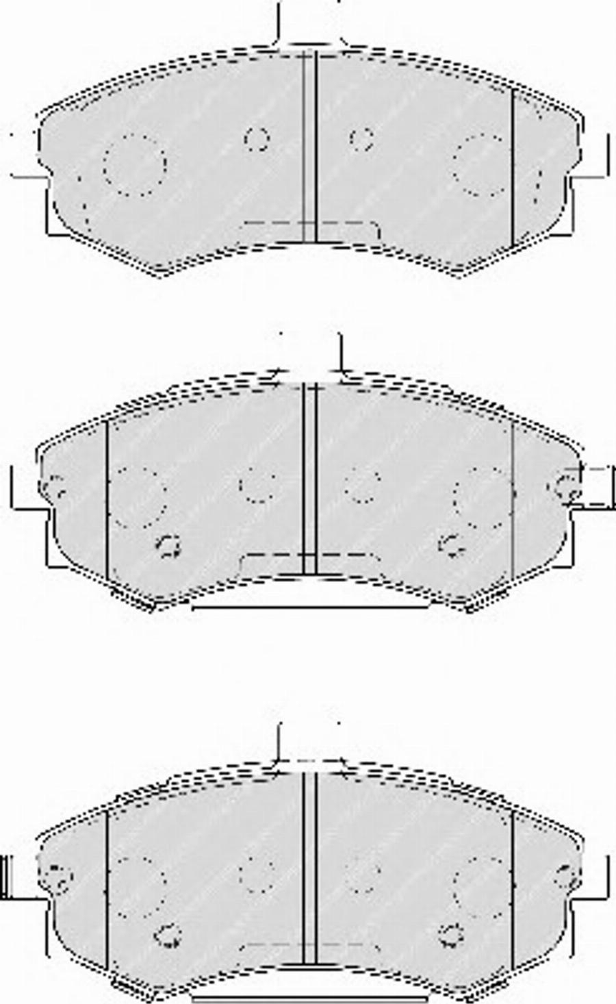 Ferodo FSL1840 - Тормозные колодки, дисковые, комплект autosila-amz.com