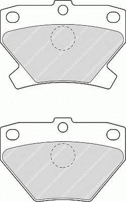 Ferodo FSL1395 - Тормозные колодки, дисковые, комплект autosila-amz.com