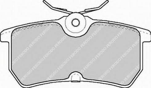 Ferodo FSL1319 - Тормозные колодки, дисковые, комплект autosila-amz.com