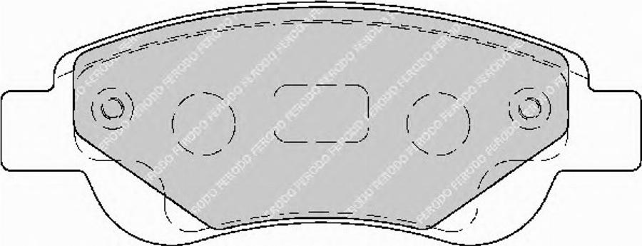 Ferodo FSL1790 - Тормозные колодки, дисковые, комплект autosila-amz.com