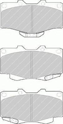 Ferodo FSL797 - Тормозные колодки, дисковые, комплект autosila-amz.com