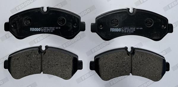 Ferodo FVR5187 - Тормозные колодки, дисковые, комплект autosila-amz.com
