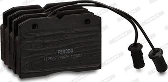 Ferodo FVR655-D - Тормозные колодки, дисковые, комплект autosila-amz.com