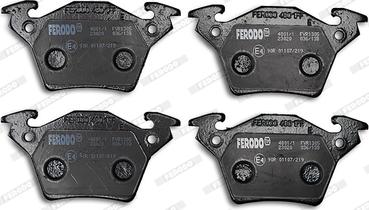 Ferodo FVR1305 - FVR1305_колодки дисковые задние!\ MB Vito 2.0/2.3i/CDi 97-03 autosila-amz.com