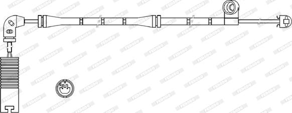 Ferodo FWI319 - Датчик износа т/кол. 1 шт. autosila-amz.com