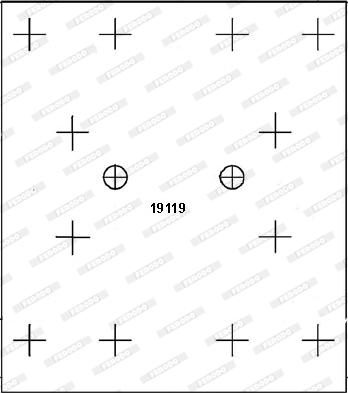 Ferodo K19116.1-F3653 - Комплект тормозных башмаков, барабанные тормоза autosila-amz.com