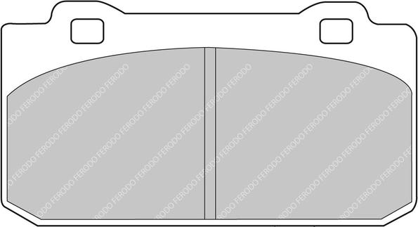 Ferodo Racing FCP441R - Тормозные колодки, дисковые, комплект autosila-amz.com