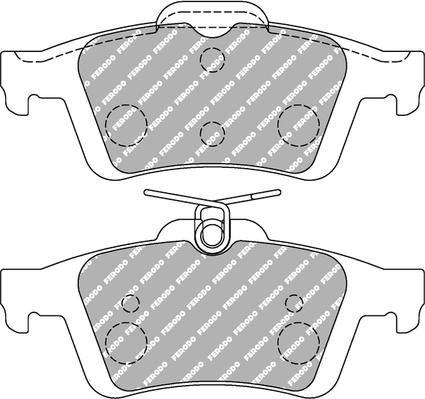 Ferodo Racing FCP1931H - Тормозные колодки, дисковые, комплект autosila-amz.com