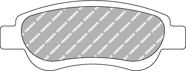 Ferodo Racing FCP1790H - Тормозные колодки, дисковые, комплект autosila-amz.com