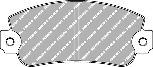 Ferodo Racing FCP360H - Тормозные колодки, дисковые, комплект autosila-amz.com
