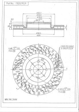 FI.BA FBD527R/H - Тормозной диск autosila-amz.com