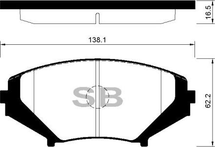 FI.BA FBP4155 - Тормозные колодки, дисковые, комплект autosila-amz.com