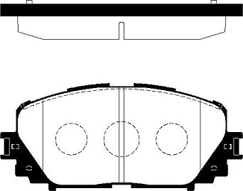 FI.BA FBP4344 - Тормозные колодки, дисковые, комплект autosila-amz.com