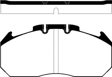 Pagid C2042 - колодки дисковые .249.6x118.2x30.2 \Omn MAN NG/NM/RVI autosila-amz.com