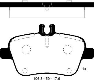 FI.BA FBP4268 - Тормозные колодки, дисковые, комплект autosila-amz.com