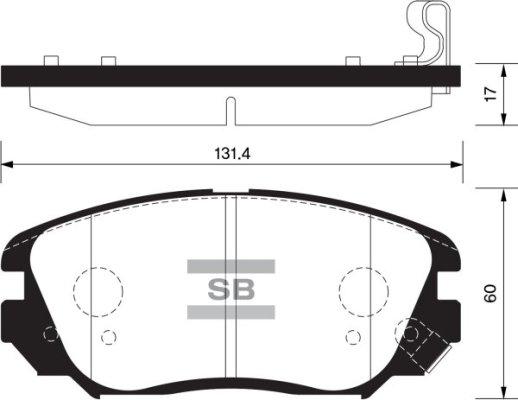 FI.BA FBP1402 - Тормозные колодки, дисковые, комплект autosila-amz.com