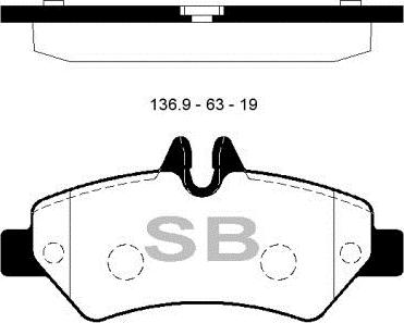 FI.BA FBP1562 - Тормозные колодки, дисковые, комплект autosila-amz.com