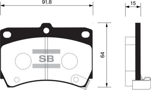 FI.BA FBP1067 - Тормозные колодки, дисковые, комплект autosila-amz.com