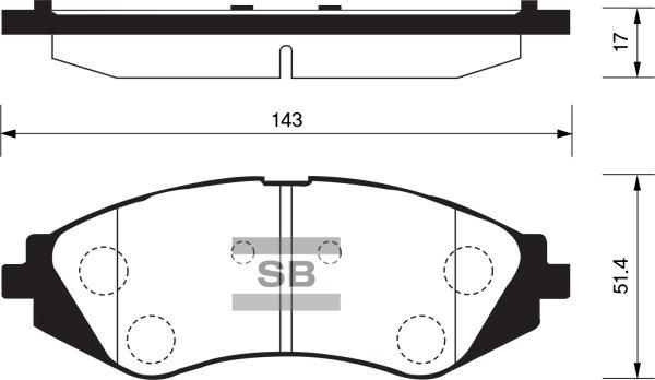 FI.BA FBP1159 - Тормозные колодки, дисковые, комплект autosila-amz.com