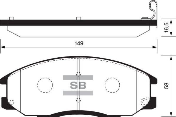 FI.BA FBP1157 - Тормозные колодки, дисковые, комплект autosila-amz.com