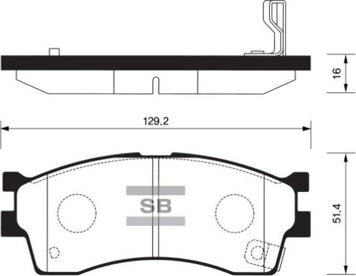 FI.BA FBP1113 - Тормозные колодки, дисковые, комплект autosila-amz.com