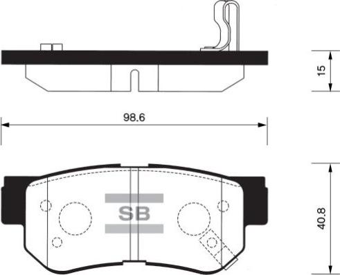 FI.BA FBP1117 - Тормозные колодки, дисковые, комплект autosila-amz.com