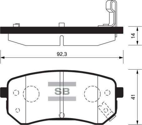 FI.BA FBP1189 - Тормозные колодки, дисковые, комплект autosila-amz.com