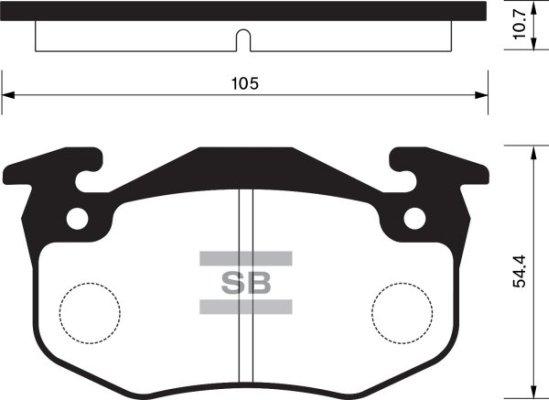 TOMEX brakes 10-502 - Тормозные колодки, дисковые, комплект autosila-amz.com