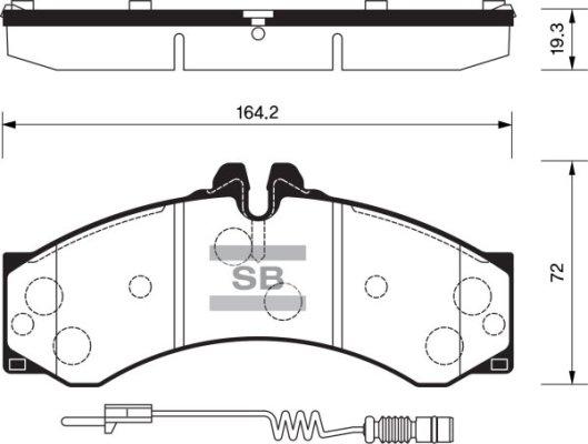 FI.BA FBP1277 - Тормозные колодки, дисковые, комплект autosila-amz.com