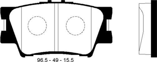 FI.BA FBP2081 - Тормозные колодки, дисковые, комплект autosila-amz.com