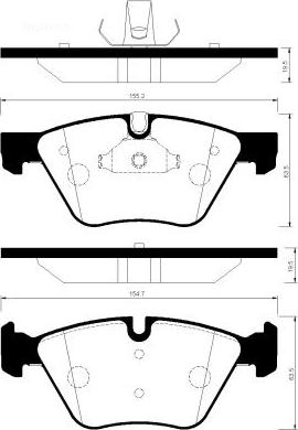 FI.BA FBP2159 - Тормозные колодки, дисковые, комплект autosila-amz.com