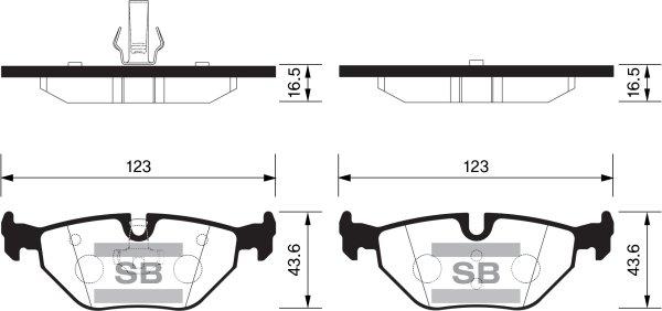 FI.BA FBP2162 - Тормозные колодки, дисковые, комплект autosila-amz.com