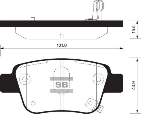 FI.BA FBP2184 - Тормозные колодки, дисковые, комплект autosila-amz.com