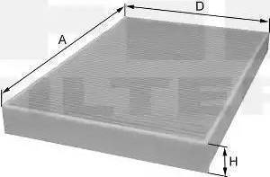 FIL Filter HC 7123 - Фильтр воздуха в салоне autosila-amz.com