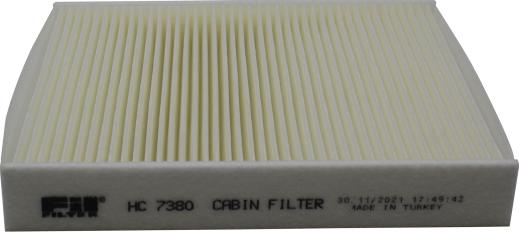 FIL Filter HC 7380 - Фильтр воздуха в салоне autosila-amz.com