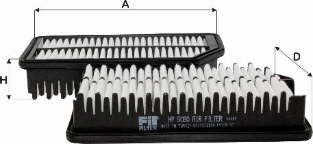 FIL Filter HP 5080 - Воздушный фильтр, двигатель autosila-amz.com
