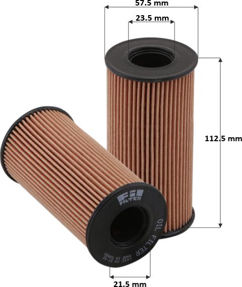 FIL Filter MLE 1552 A - Масляный фильтр autosila-amz.com