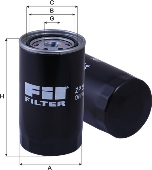 FIL Filter ZP 594 B - Масляный фильтр autosila-amz.com