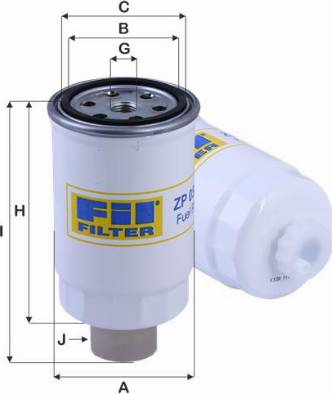 FIL Filter ZP 05 EF - Топливный фильтр autosila-amz.com